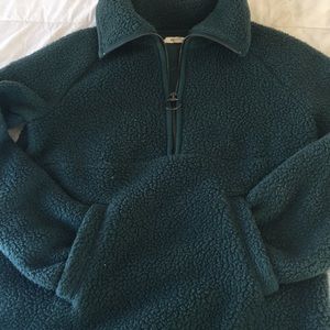 Madewell Green Teddy Sweater